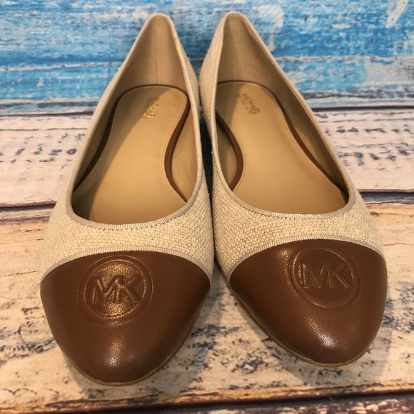 Michael Kors Dylyn MK Logo Ballet Flats Sz 9.5 M - Picture 4 of 12